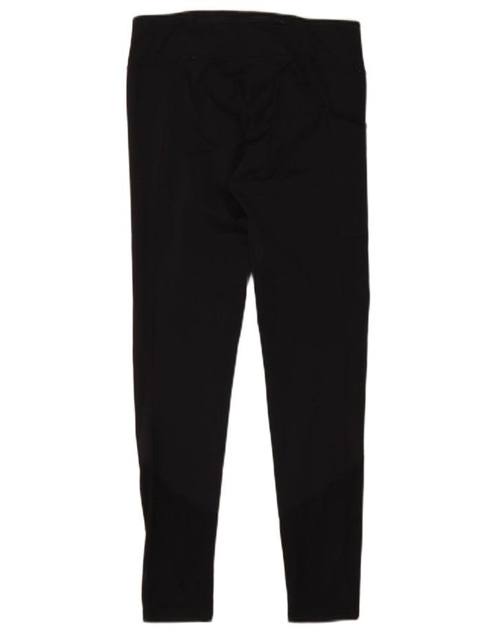 Damskie legginsy Nike Dri Fit UK 10, małe, czarne, poliestrowe