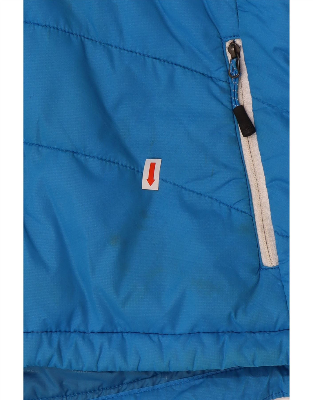 Damska wyściełana kurtka z kapturem The North Face UK 12, średni niebieski nylon