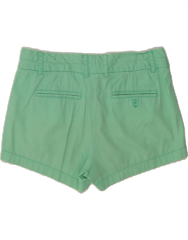 J. CREW Womens Broken In Chino Shorts US 6 Medium W32 Green Cotton Vintage J. Crew and Second-Hand J. Crew from Messina Hembry 