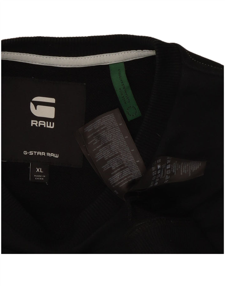 Męska bluza G-Star XL, czarna, bawełniana z blokami kolorów