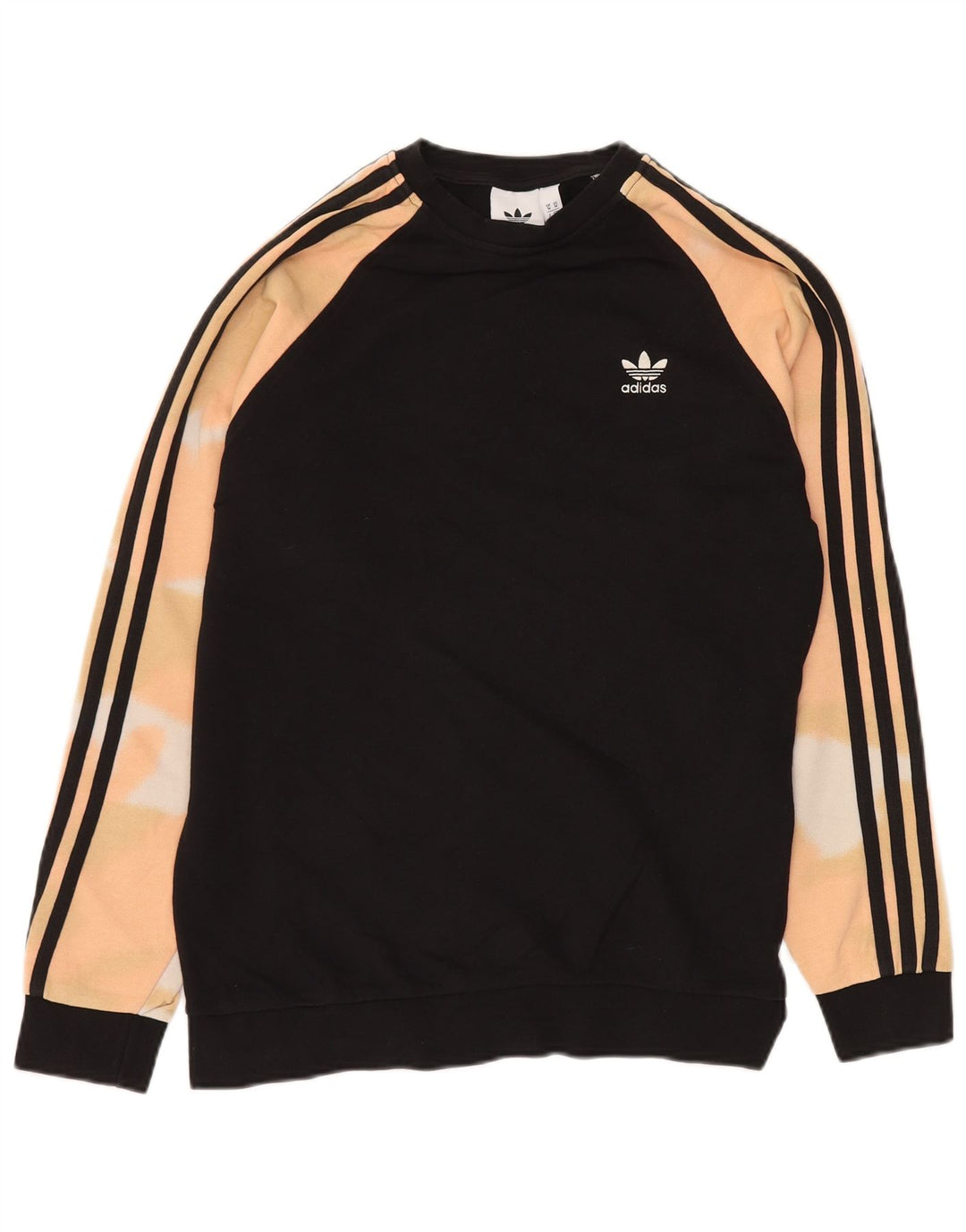 Męska bluza ADIDAS Sweter, średnia czarna, bawełniana Tie Dye