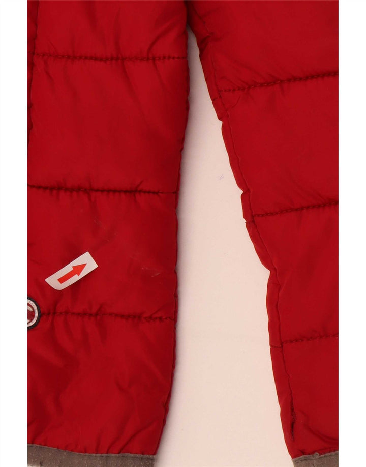Wyściełana kurtka chłopięca z kapturem Colmar 15-16 lat 2XL, czerwona, poliester