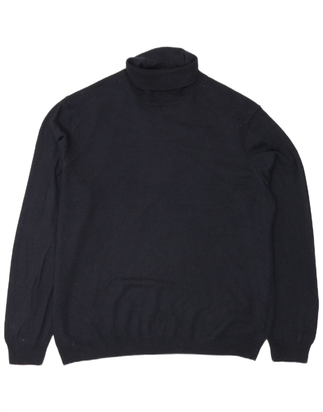 Marks & Spencer Męski sweter z golfem 2XL Granatowy akryl