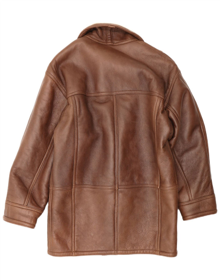 Vintage męska kurtka Shearling IT 46 Small Brown