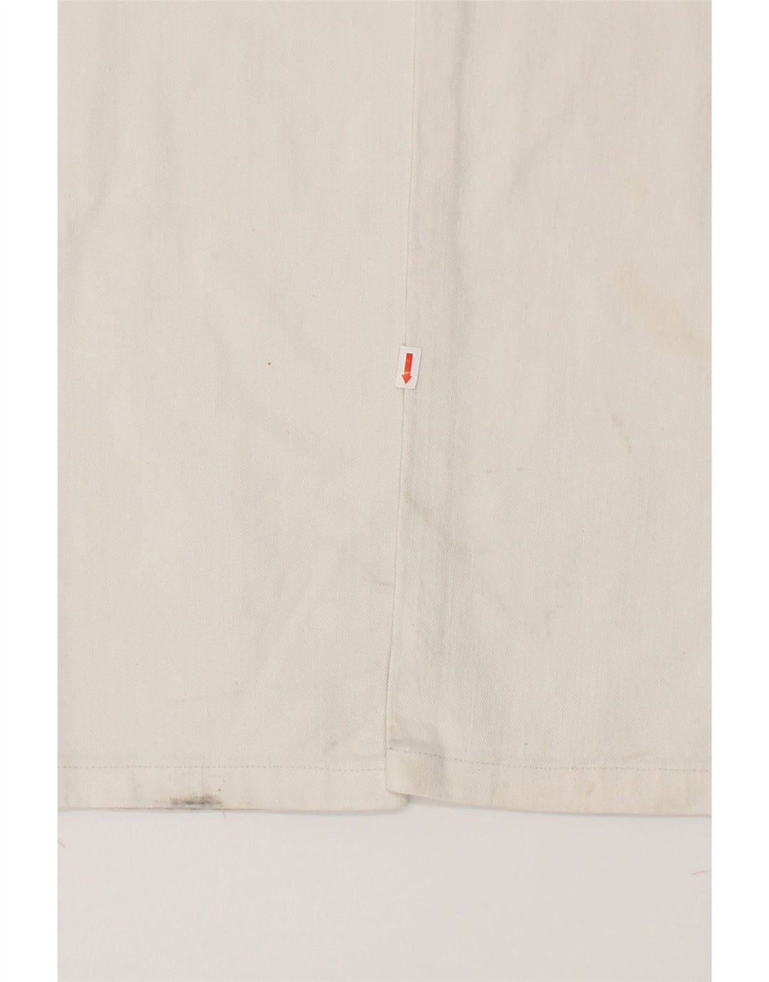 MASSIMO DUTTI Womens Washed Straight Jeans EU 42 Large W32 L31 Off White Vintage Massimo Dutti and Second-Hand Massimo Dutti from Messina Hembry 
