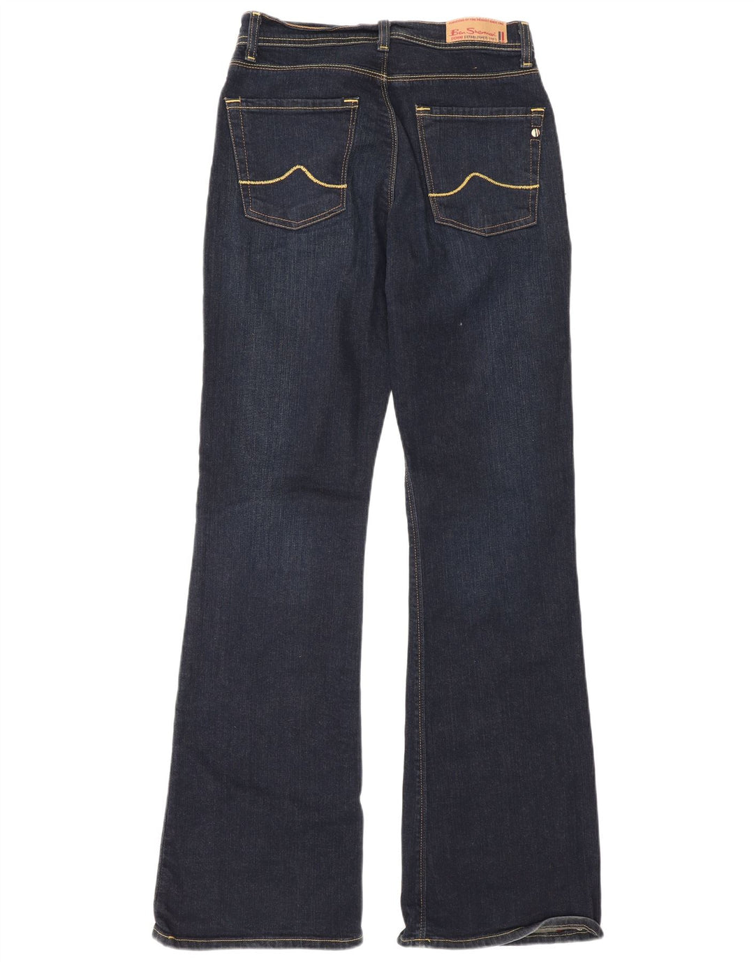 Damskie jeansy Bootcut Ben Sherman W28 L32 Granatowe, bawełniane