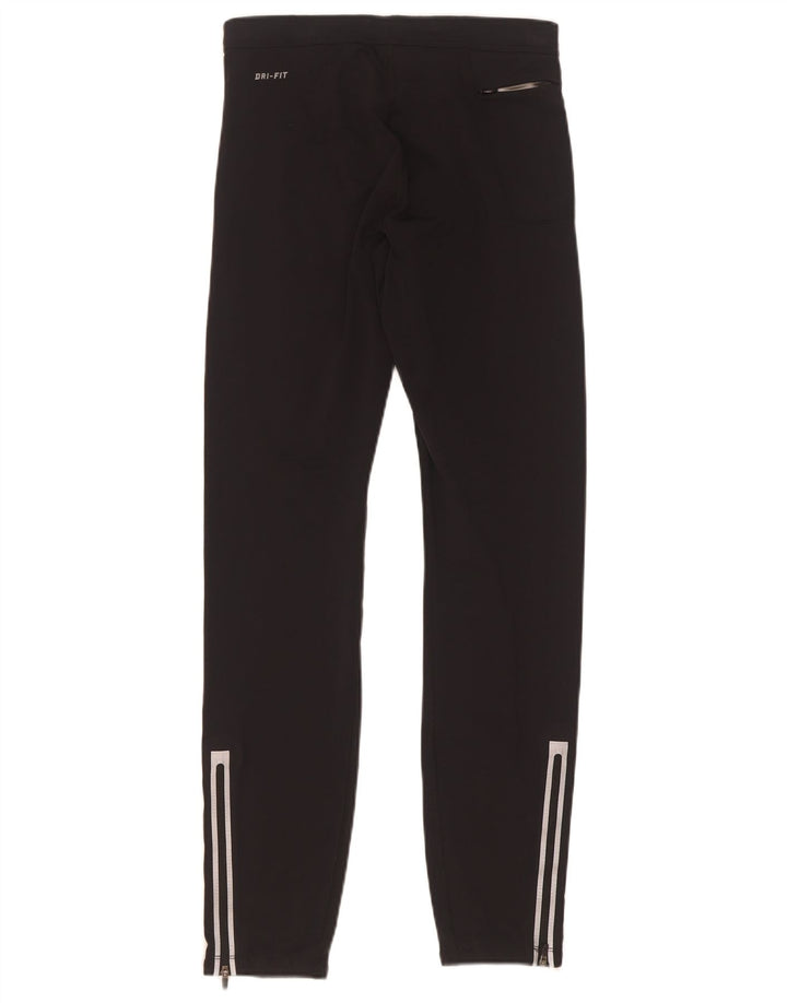Damskie legginsy Nike Dri Fit UK 12, średni czarny nylon