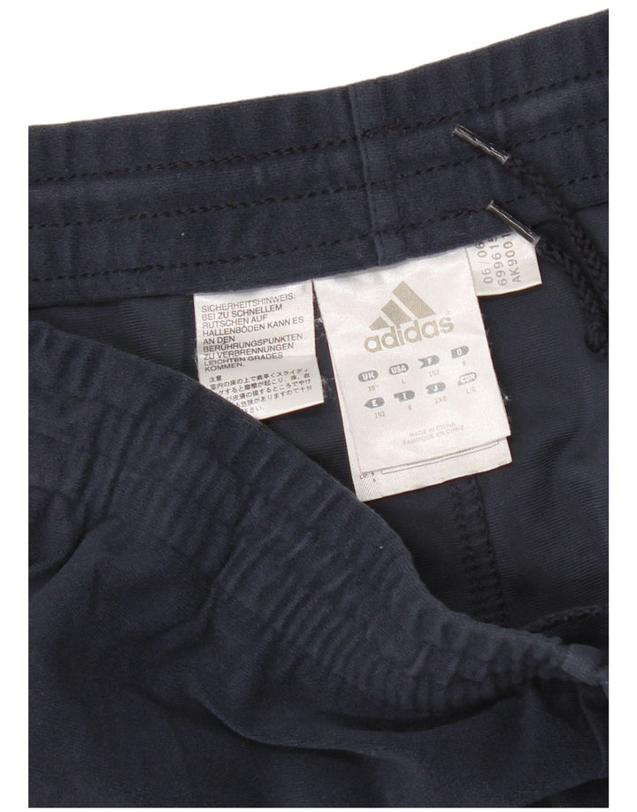 Męskie spodnie dresowe Adidas XL granatowe, poliestrowe
