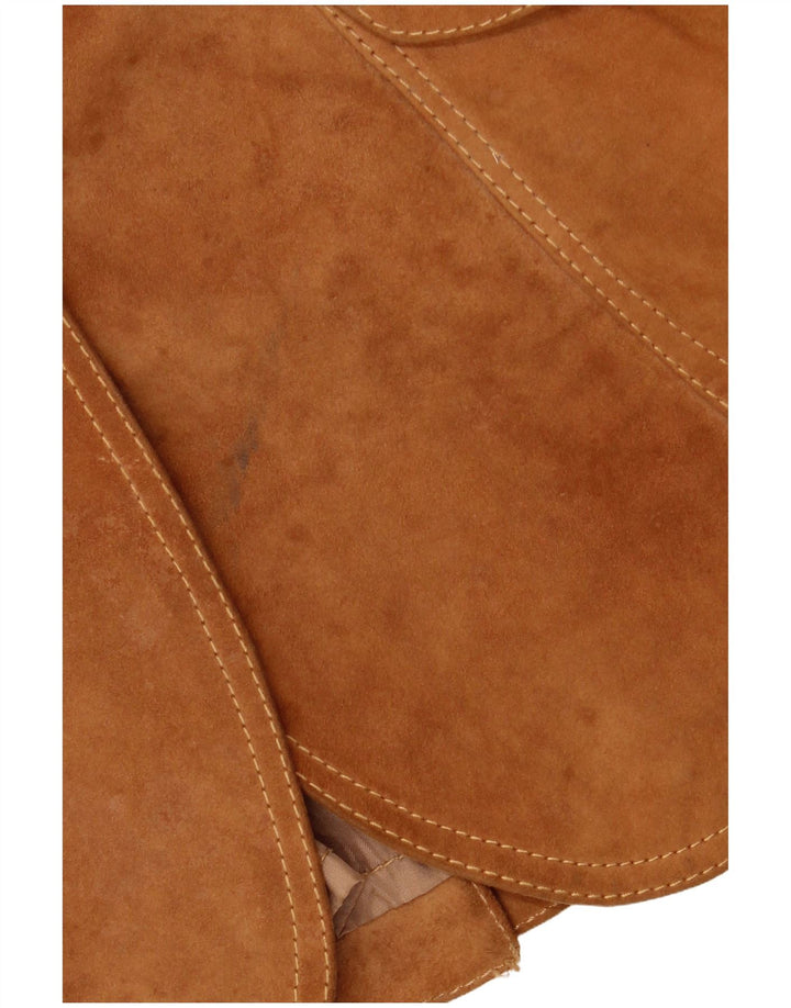 Damska marynarka zapinana na 3 guziki VINTAGE IT 42 Średni brąz