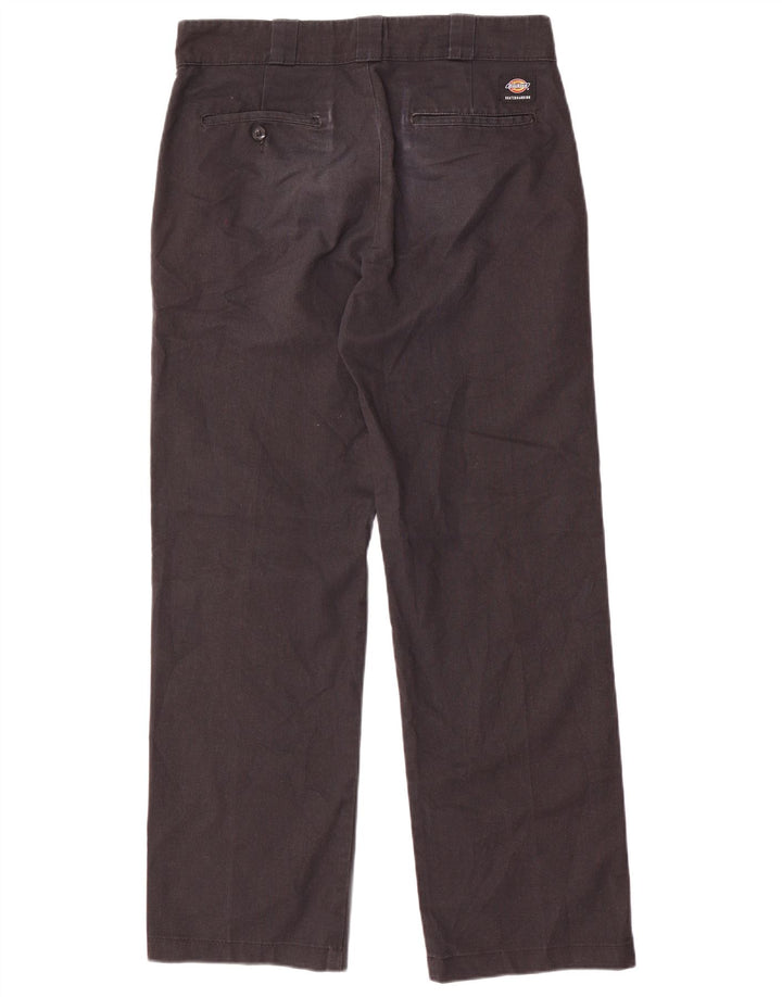 Męskie proste spodnie chino Dickies W30 L30 Czarny poliester