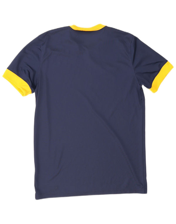 T-shirt męski Nike Dri Fit, duży, granatowy, z blokami kolorów