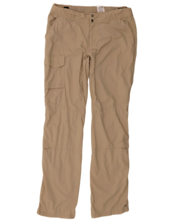 Damskie spodnie cargo z niskim stanem Columbia UK 8 Small W32 L32 Beżowe