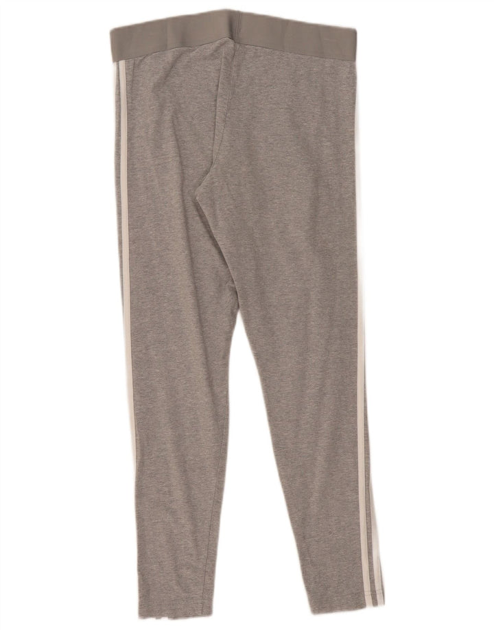Legginsy Damskie Adidas UK 16/18 Duże Szare