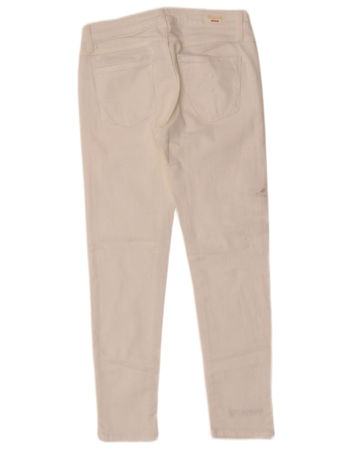 Damskie jeansy skinny Blauer W26 L26 białe