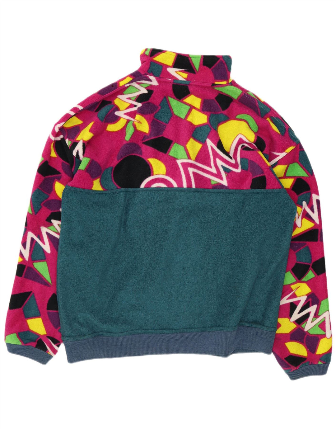 Męski sweter polarowy Conte of Florence, średni, wielokolorowy, geometryczny