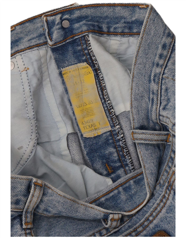 Męskie jeansy Wrangler Texas Straight W34 L32 Niebieskie, bawełniane