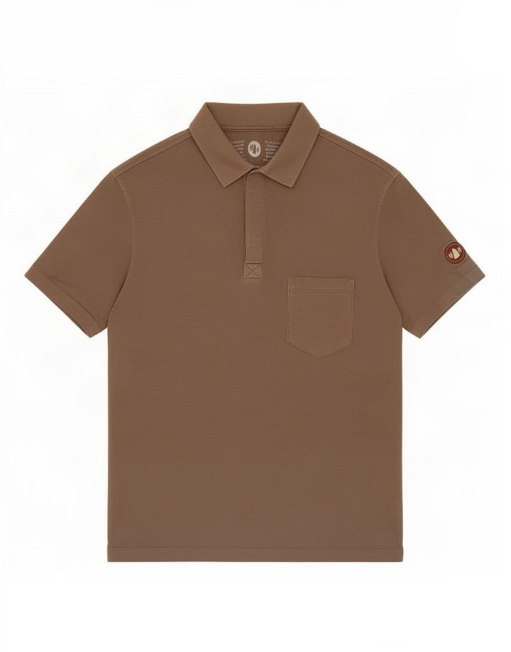 Męska koszulka polo Murphy & Nye 2XL, brązowa, bawełniana