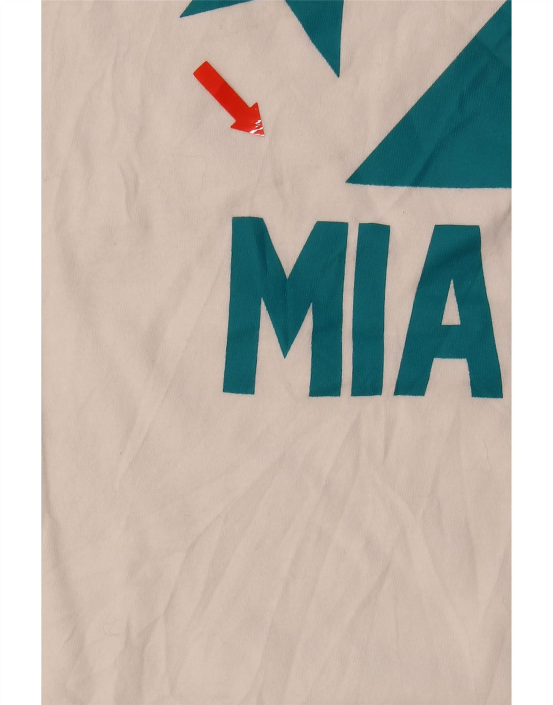 CONVERSE Mens Miami Graphic T-Shirt Top Small White Cotton Vintage Converse and Second-Hand Converse from Messina Hembry 