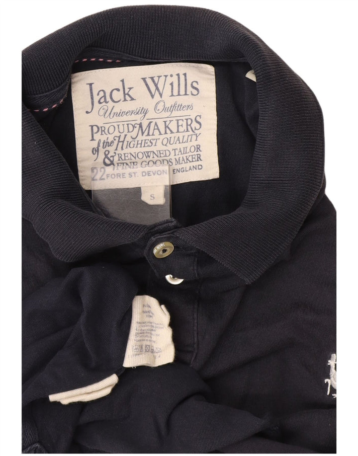 Męska koszulka polo Jack Wills, mała, granatowa, bawełniana