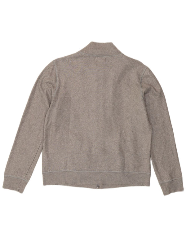 CONVERSE Womens Tracksuit Top Jacket UK 14 Large Silver Cotton