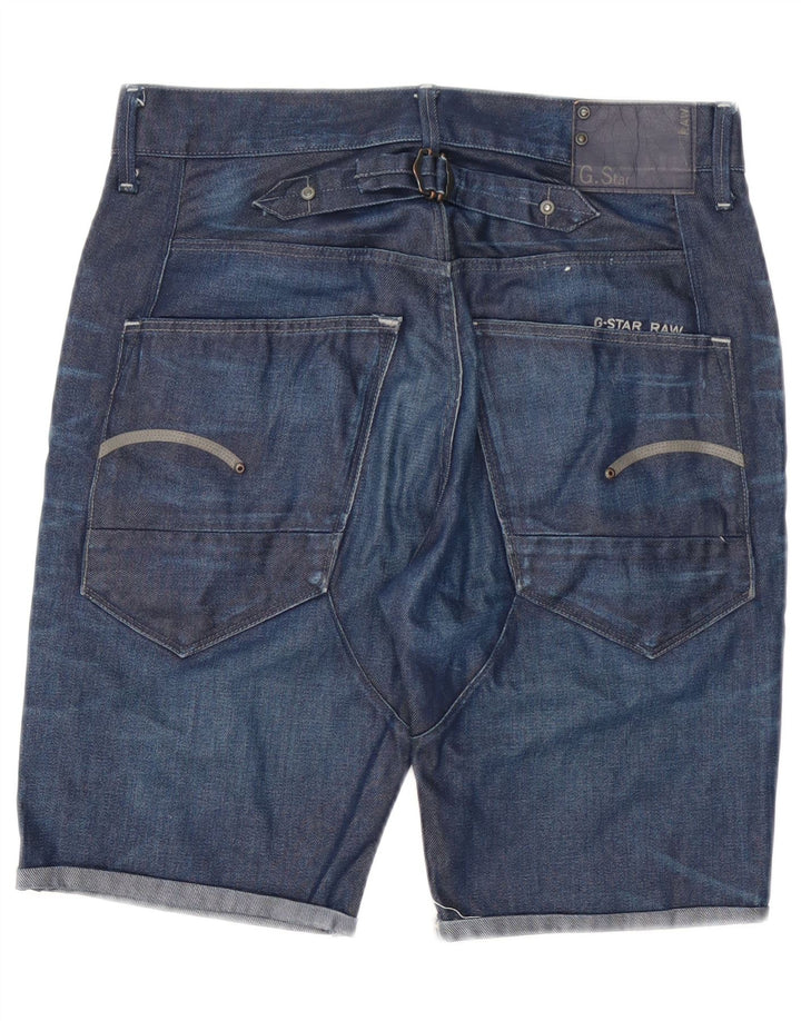 Męskie spodenki jeansowe G-Star W30 Średnioniebieskie, bawełniane
