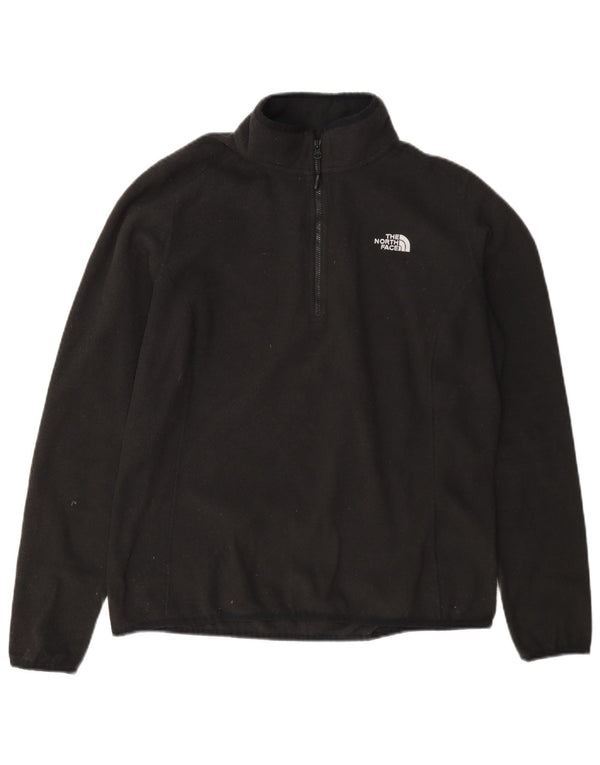 Damski sweter polarowy The North Face z zamkiem błyskawicznym, UK 16, duży, czarny poliester