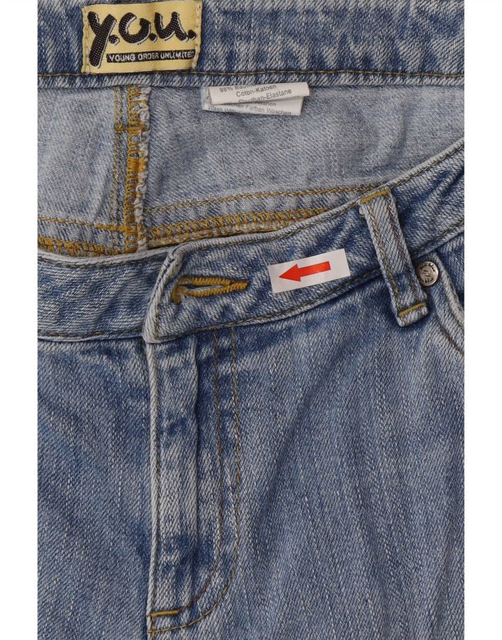 Vintage damskie dżinsy Bootcut W32 L28 niebieska bawełna