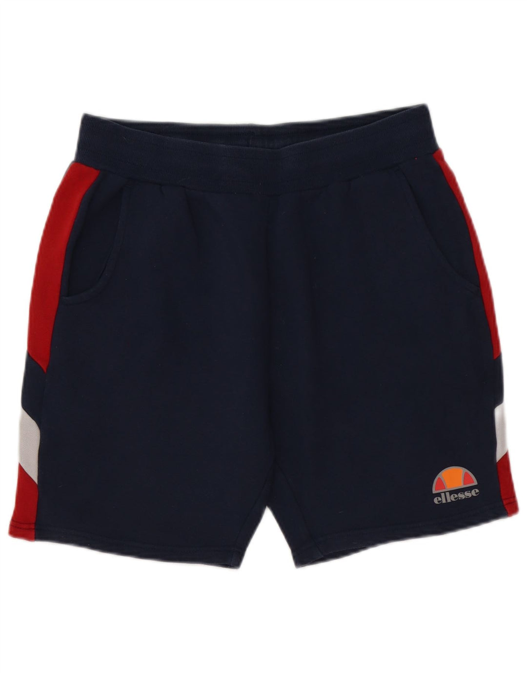 Męskie spodenki sportowe Ellesse, małe, granatowe, z blokami kolorów