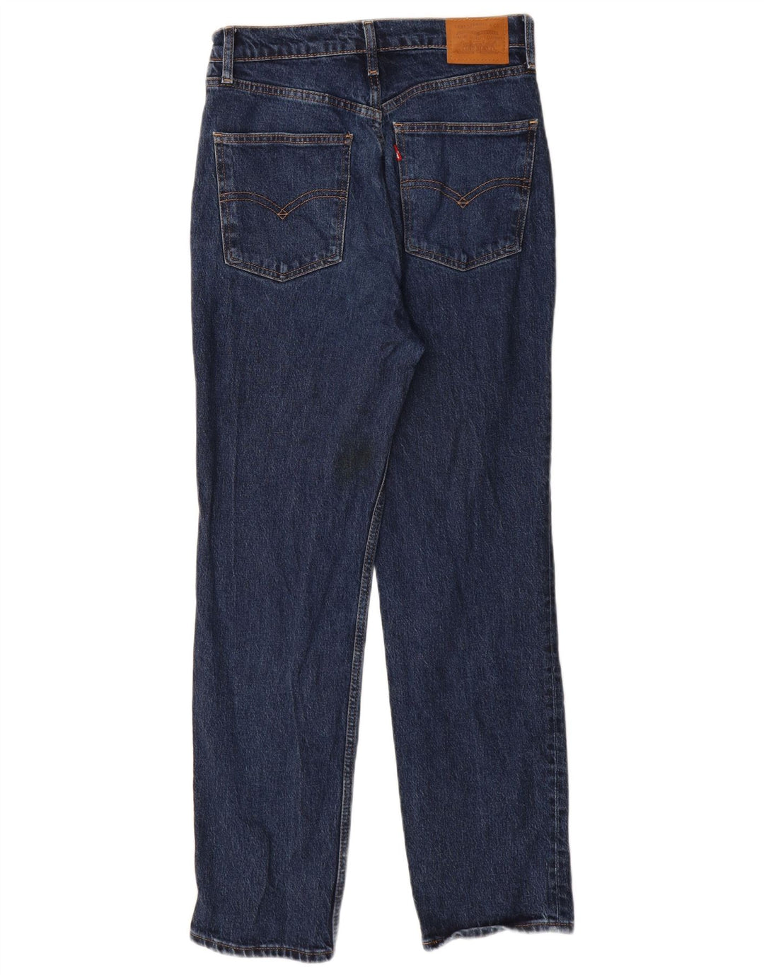 Damskie jeansy Levi's z wysokim stanem, wąskie i proste W28 L29, niebieska bawełna