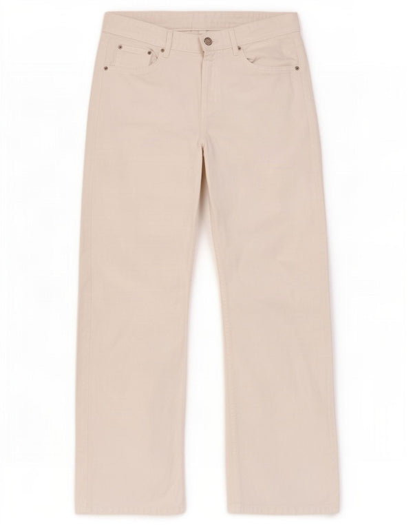 Damskie luźne dżinsy Massimo Dutti EU 38 Small W28 L31 Białe