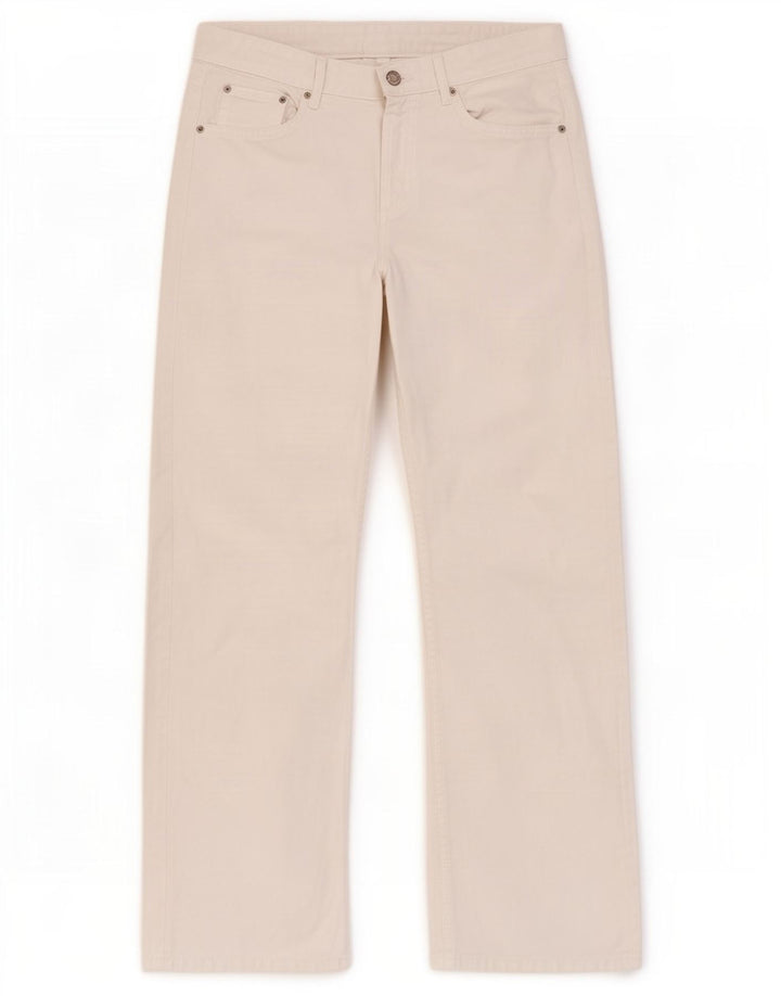 Damskie luźne dżinsy Massimo Dutti EU 38 Small W28 L31 Białe
