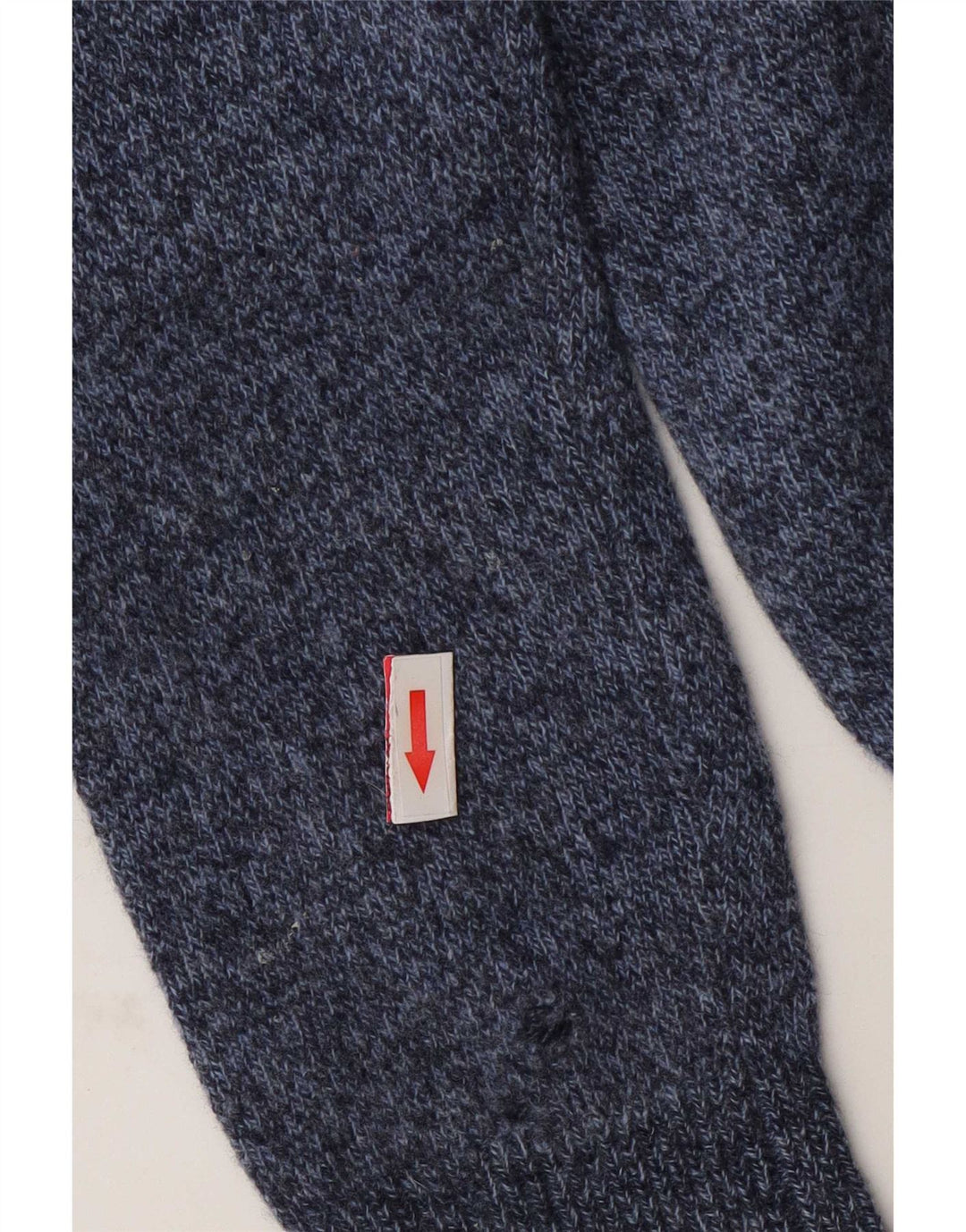 Jack Wills Męski sweter z okrągłym dekoltem, duży, niebieski, wełniany w cętki
