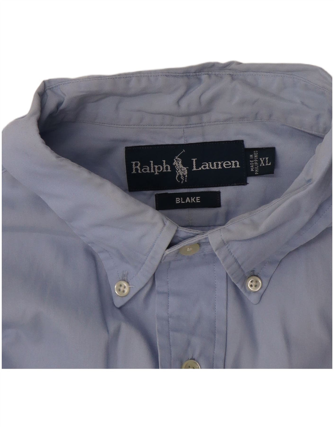 Koszula męska z krótkim rękawem Ralph Lauren Blake XL w kolorze niebieskim