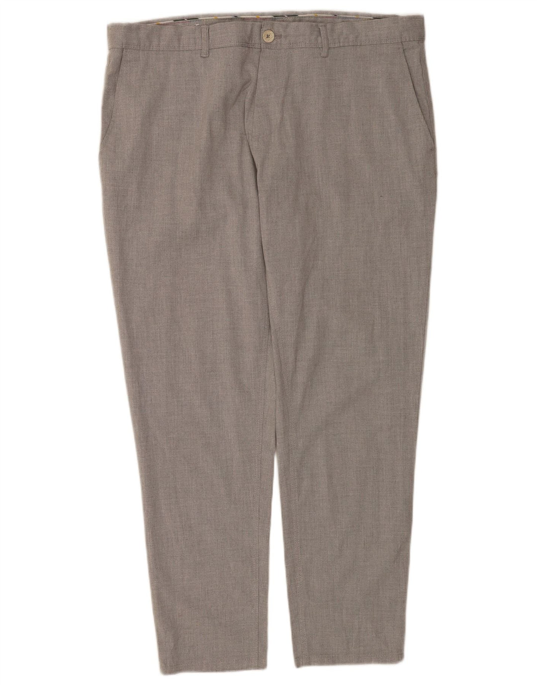 Męskie spodnie chino Zara EU 48 XL W38 L29 Szary poliester