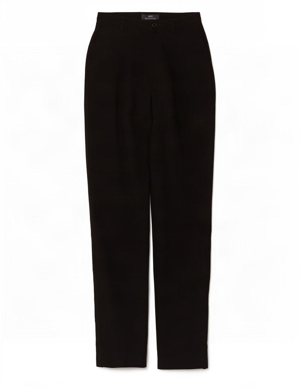 Damskie proste spodnie garniturowe Zara EU 38 Small W28 L32 Czarna wełna