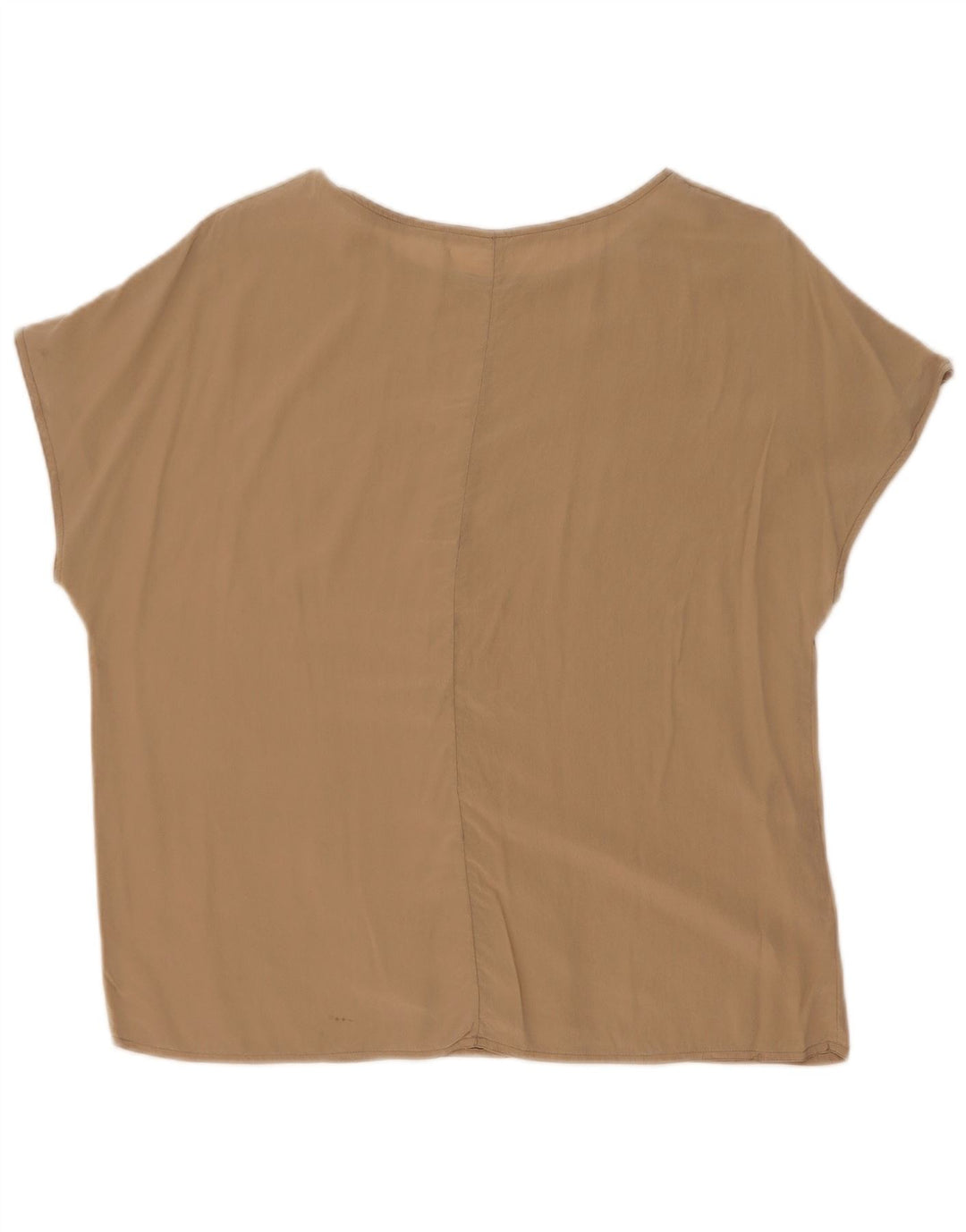 Bluzka damska Vintage Top UK 16, duża brązowa