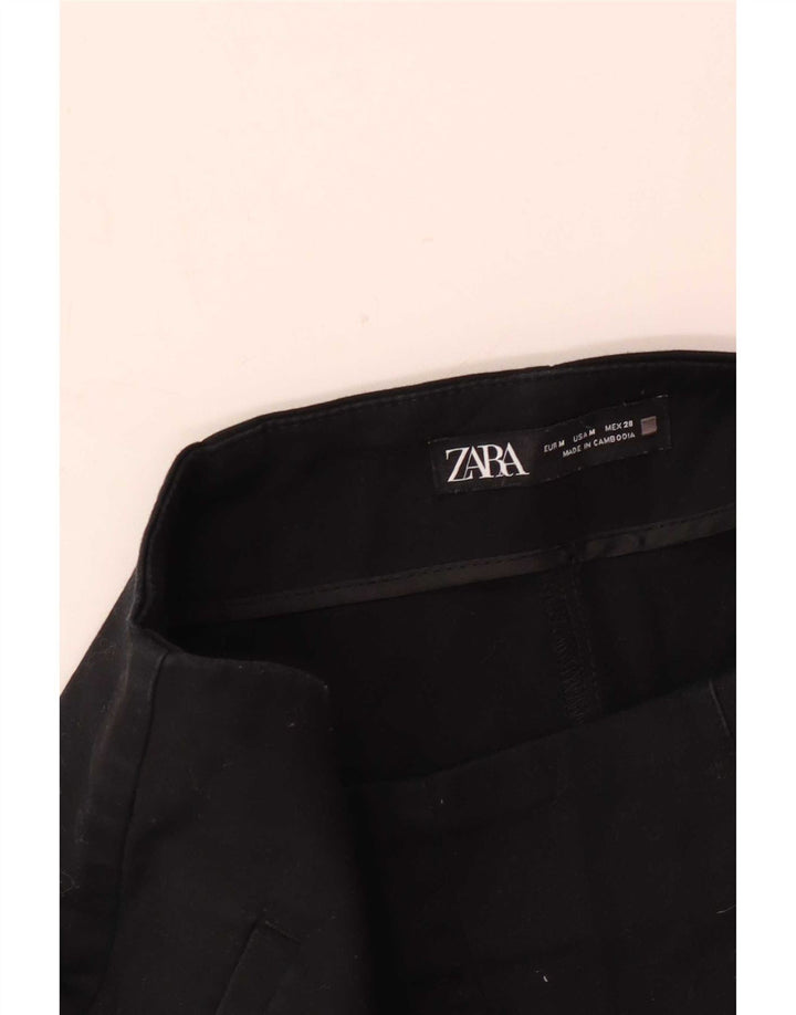Damskie spodenki z wysokim stanem Zara, średnie W28, czarne