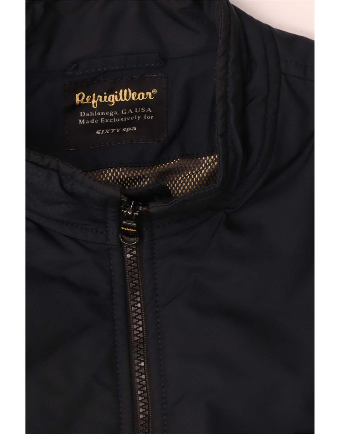Kurtka męska Refrigiwear Sixty spa Bomber IT 50, duża, granatowa, z blokami kolorów