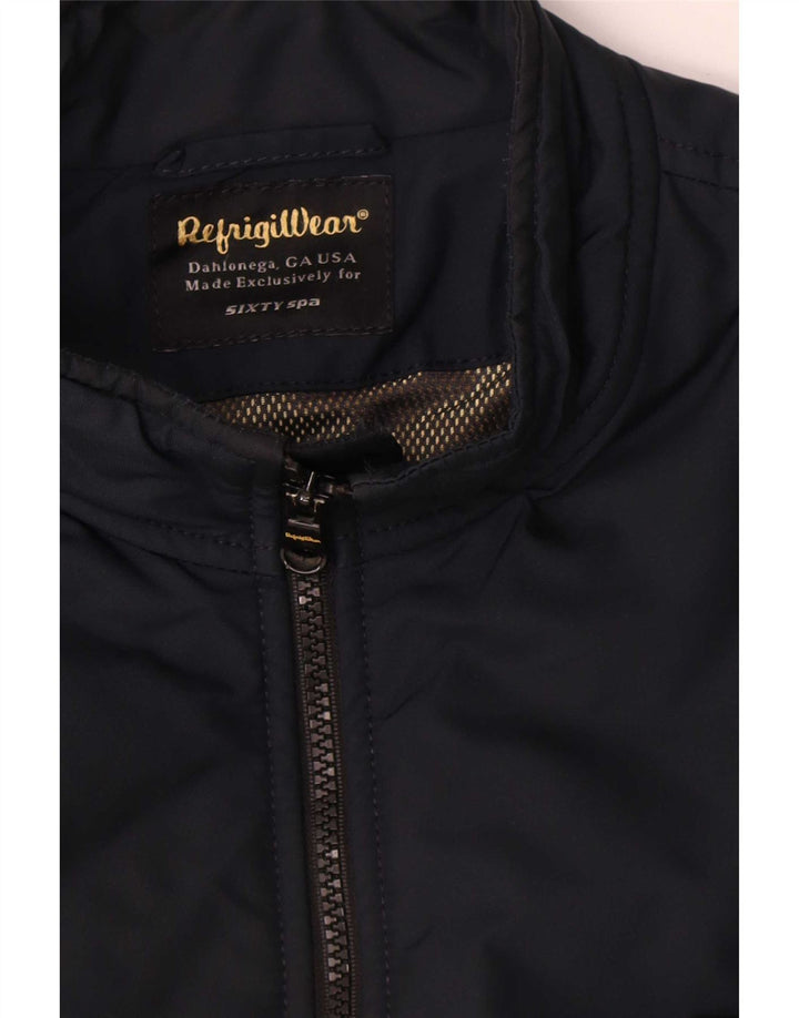 Kurtka męska Refrigiwear Sixty spa Bomber IT 50, duża, granatowa, z blokami kolorów