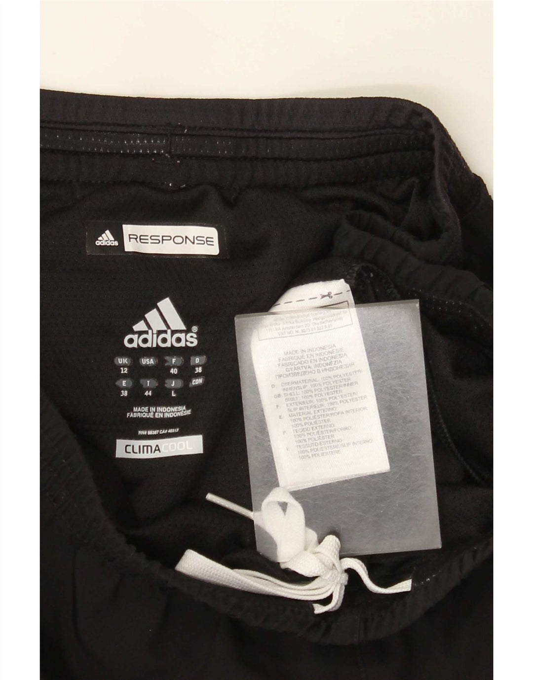 Damskie spodenki sportowe Adidas Climacool UK 12, średni czarny poliester