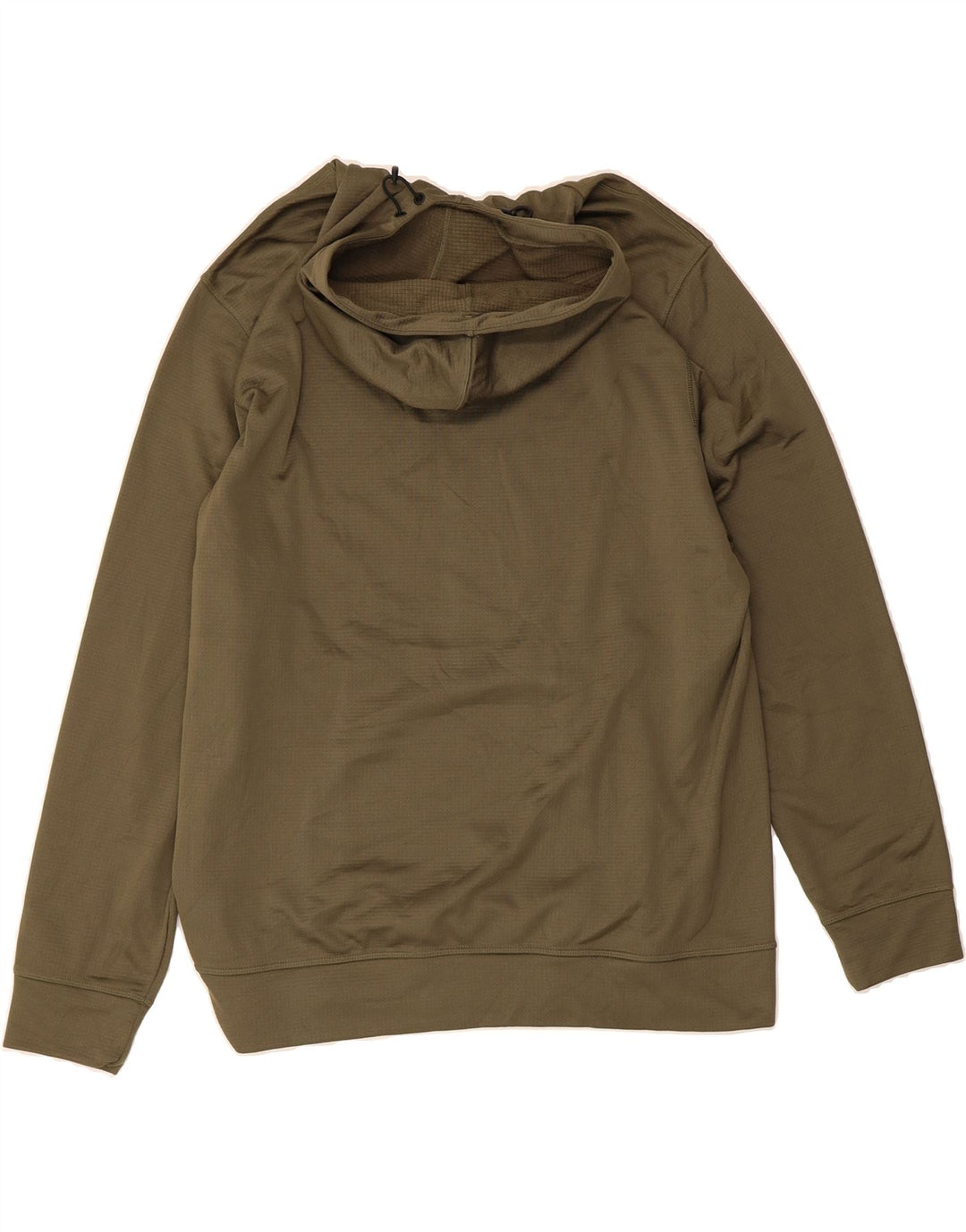 REEBOK Mens Hoodie Jumper XL Khaki Polyester Vintage Reebok and Second-Hand Reebok from Messina Hembry 