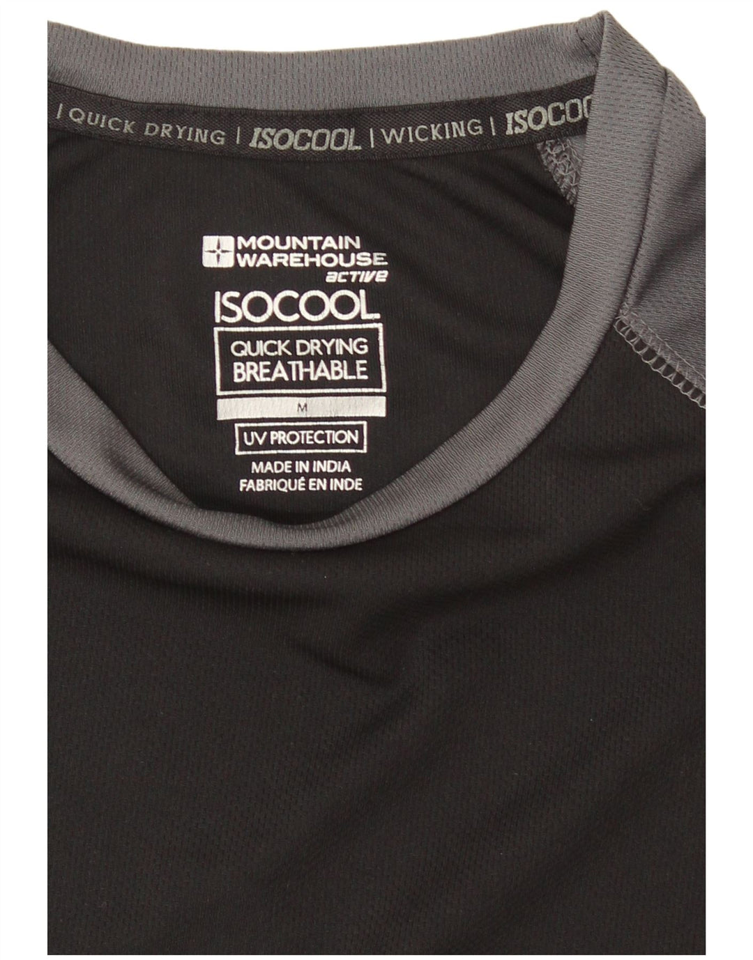 Męska koszulka t-shirt Mountain Warehouse w kolorze średniej czerni