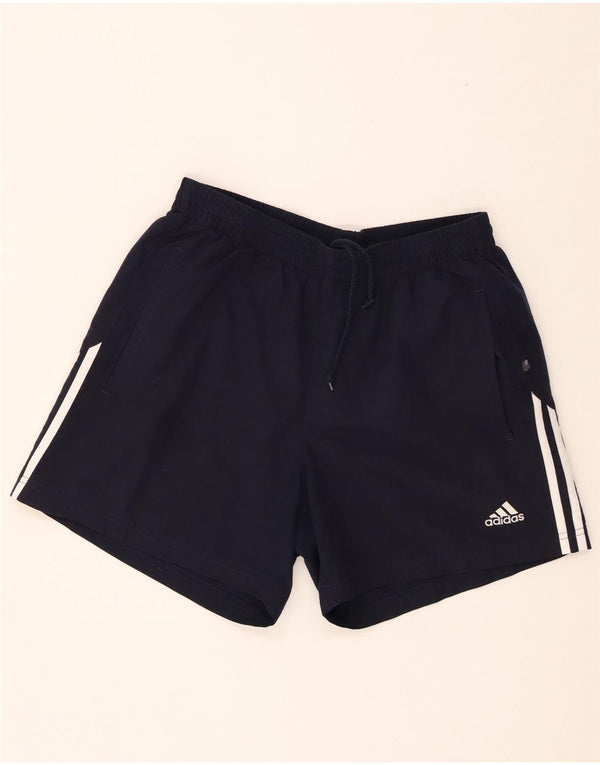 Męskie spodenki sportowe Adidas, średni czarny poliester