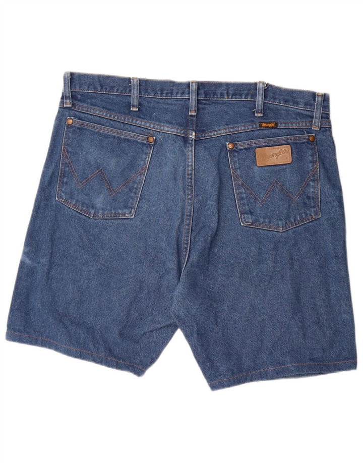 Męskie spodenki jeansowe WRANGLER W38 XL, niebieskie, bawełniane