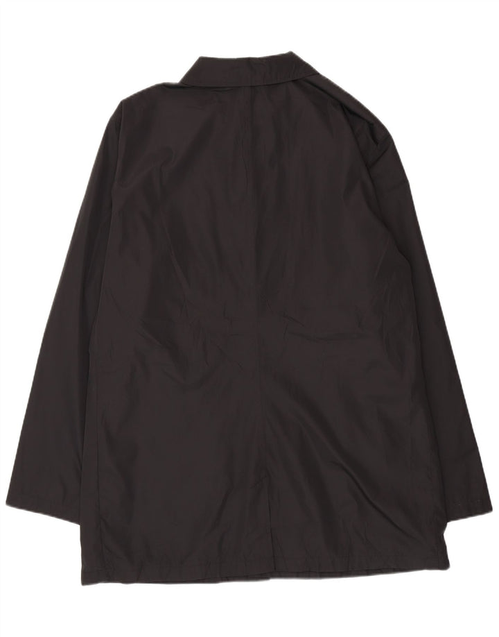 Męska kurtka przeciwdeszczowa Marks & Spencer UK 42 XL, czarna, poliestrowa