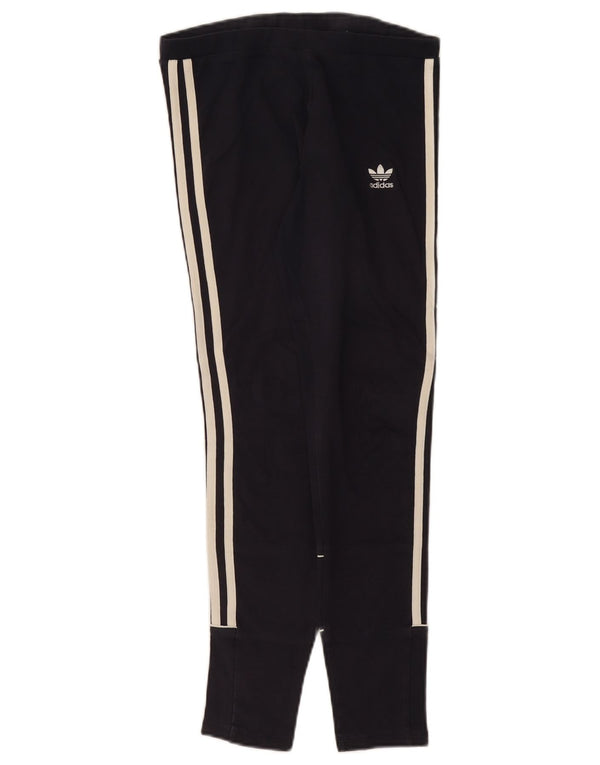Legginsy Damskie Adidas UK 8 Małe Granatowe Bawełniane