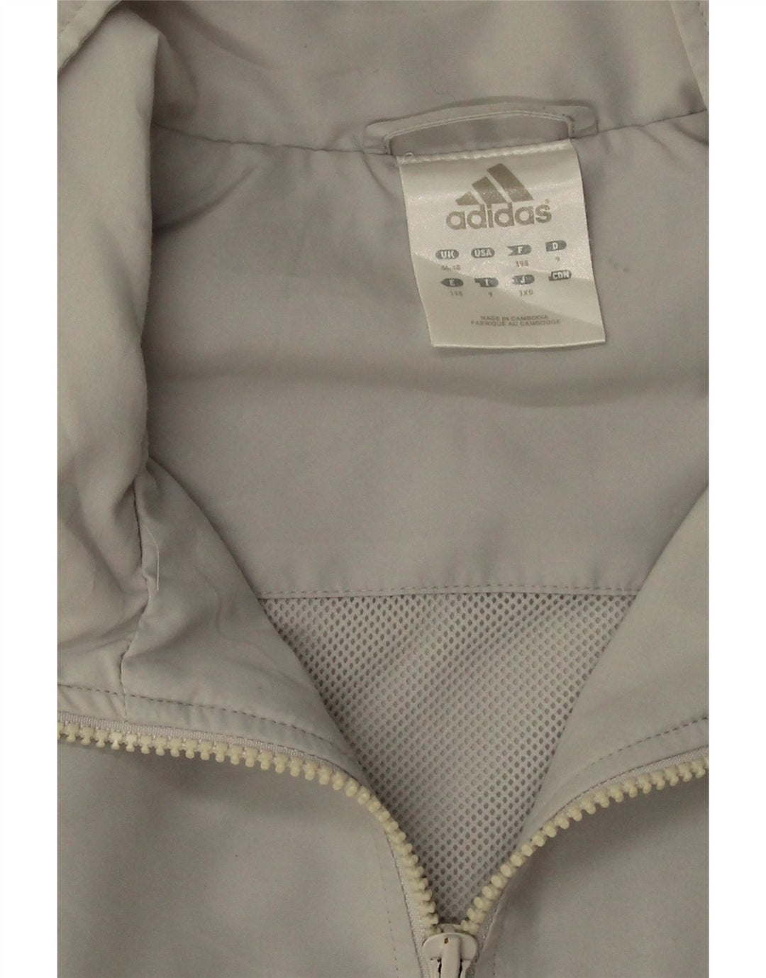 Męska kurtka dresowa Adidas UK 46/48 XL Szary poliester