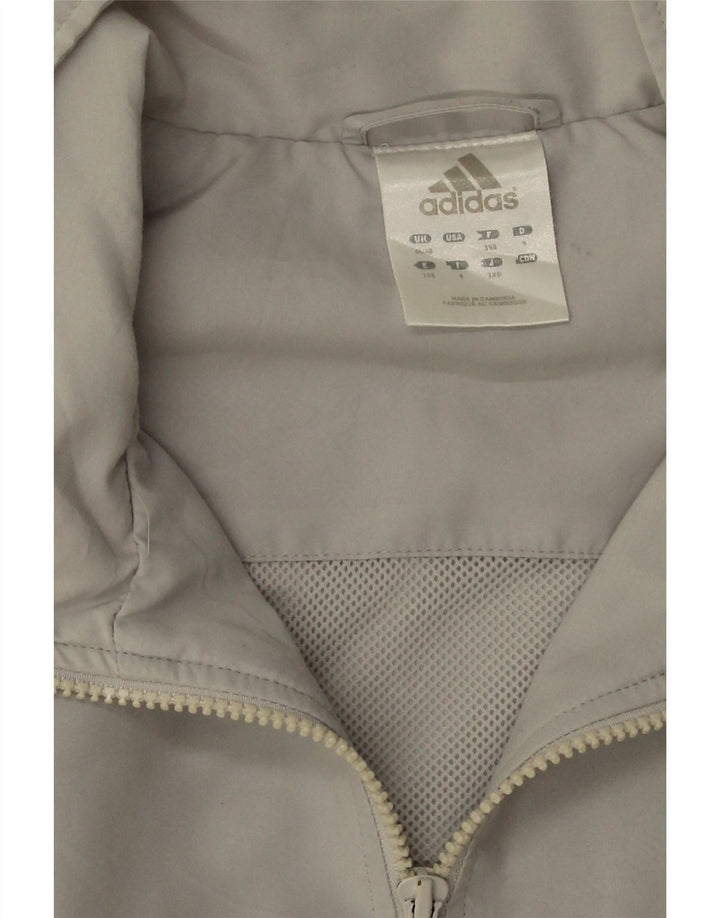 Męska kurtka dresowa Adidas UK 46/48 XL Szary poliester