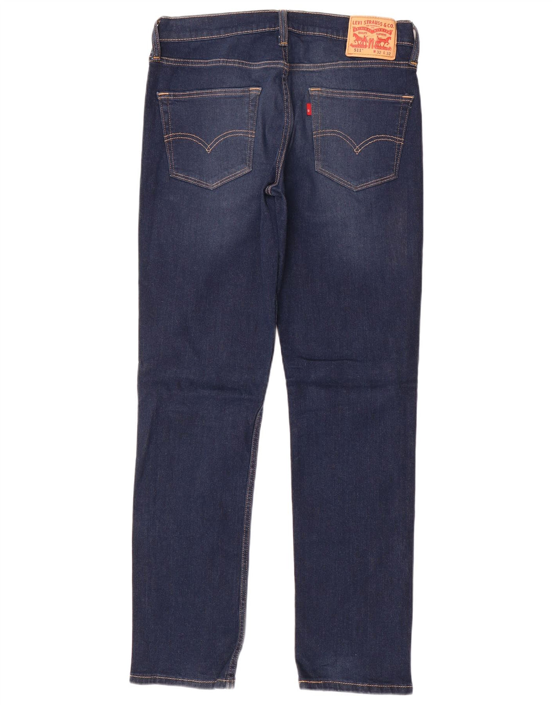 Męskie jeansy LEVI'S 511 Slim W32 L32 Granatowa bawełna
