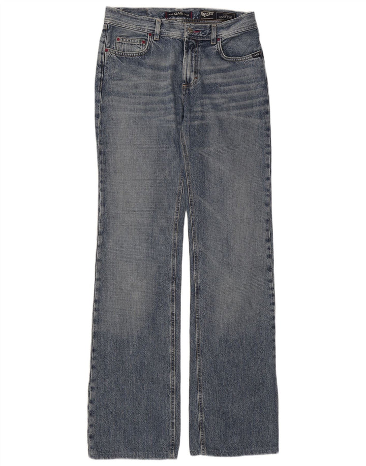 Damskie jeansy Bootcut Gas W29 L34 Niebieskie bawełniane